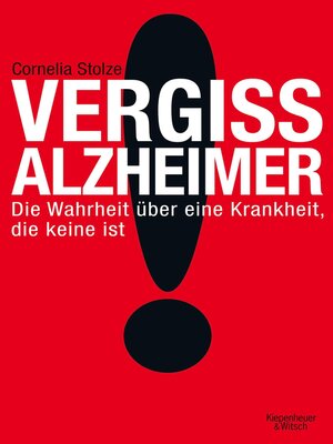 cover image of Vergiss Alzheimer!